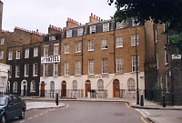 Modern-day view of building in Argyle Street where Mrs Wilberforce�s house would have been