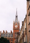 Modern-day view of St Pancras Clock Tower